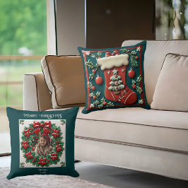 red stocking-Sierkussen Kussen