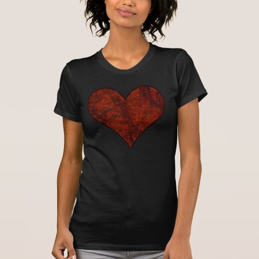 Red Stone Heart T-shirt (Voorkant)
