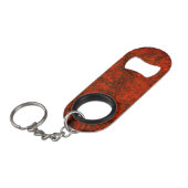Red Stone Patroon Mini Flessenopener (Voorkant Gekanteld)