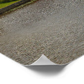 Red Storehouses, Porvoo, Finland Poster (Hoek)