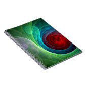 Red Storm Abstract Notitieboek (Rechterzijde)