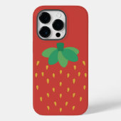 RED STRAWBERRY FRUIT GIRL Case-Mate iPhone CASE (Achterkant)