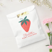 Red Strawberry Party of Shower Favor Bag Bedankzakje (Gezegeld)