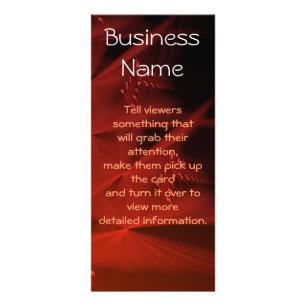 Red Streak - Abstracte kunst - aangepast Reclamekaart