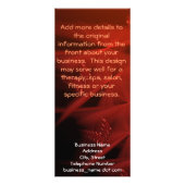 Red Streak - Abstracte kunst - aangepast Reclamekaart (Achterkant)