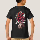 Red Street Graffiti No Peace T-shirt (Achterkant)
