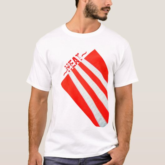 ~Red Stripe~ RED STRIPE, AANGEPAST IT T-shirt (Voorkant)