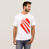 ~Red Stripe~ RED STRIPE, AANGEPAST IT T-shirt (Voorkant volledig)