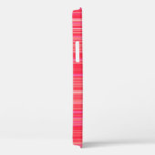 Red striped Hoesje-Mate iPhone case (Achterkant / Rechts)