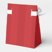 Red Striped Holiday Elegant Party Favor Boxes Bedankdoosjes (Achterkant)