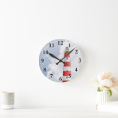 Red Striped Lighthouder in het thema van het stran Ronde Klok (Huis)