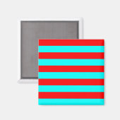 Red Striped Magnet (Voorkant / Achterkant)