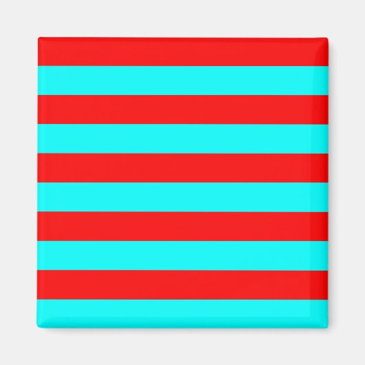 Red Striped Magnet (Voorkant)