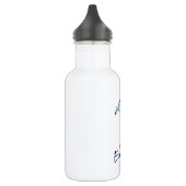 Red Striped Waterverf Lighthouse Custom Waterfles (Links)