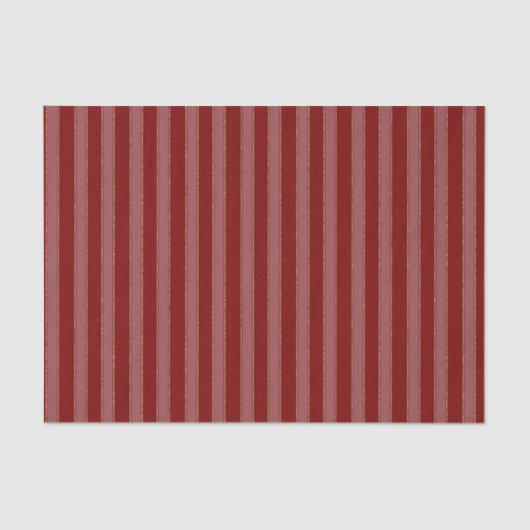 Red Stripes Christmas Tissuepapier (Voorkant)
