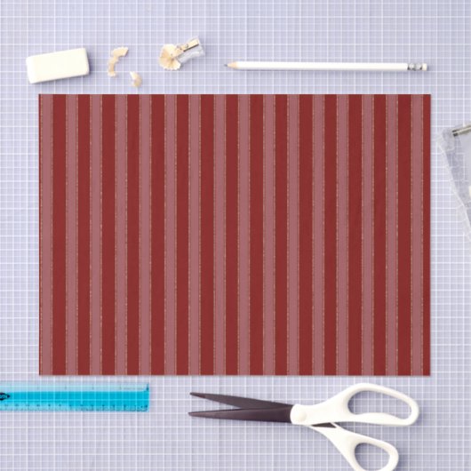 Red Stripes Christmas Tissuepapier (Craft)