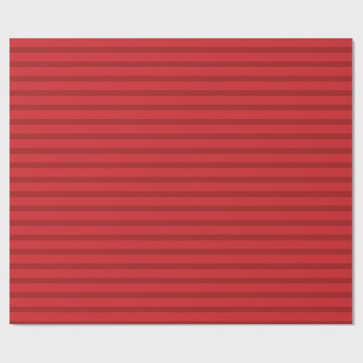 Red Stripes kerstinpakpapier Cadeaupapier (Vlak)