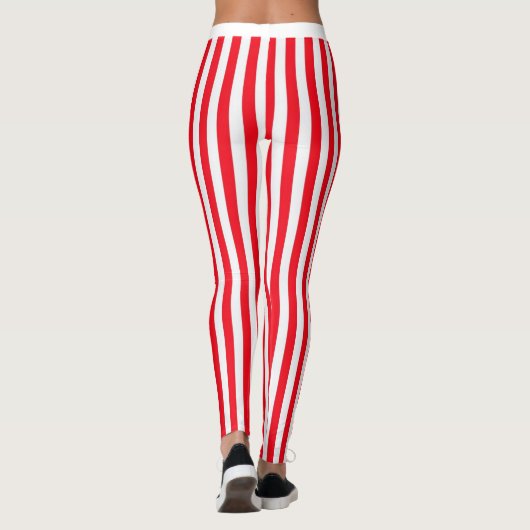Red Stripes Leggins Leggings (Achterkant)