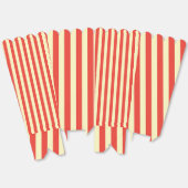 Red Stripes Popcorn verjaardagsfeestje Bedankdoosjes (Ongevouwen)