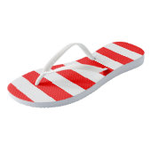 Red Stripes Teenslippers (Schuin)