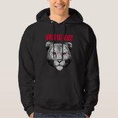 Red Style Apres Ski Snow Leopard Hoodie (Voorkant)
