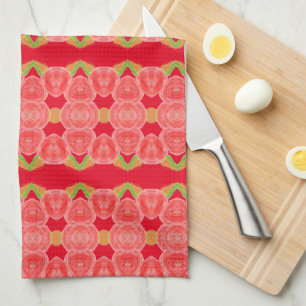 Red Stylish Kitchen Theedoek