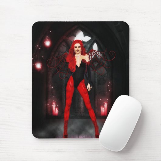 Red Succubus Muismat (Met muis)