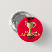 RED SUMMER-BUTTON RONDE BUTTON 3,2 CM (Voorkant /achterkant)