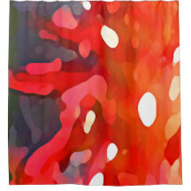 Red Sun Abstract door Amy Vangsgard