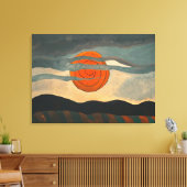 Red Sun | Arthur Dove | Canvas Afdruk (Insitu (Woonkamer))