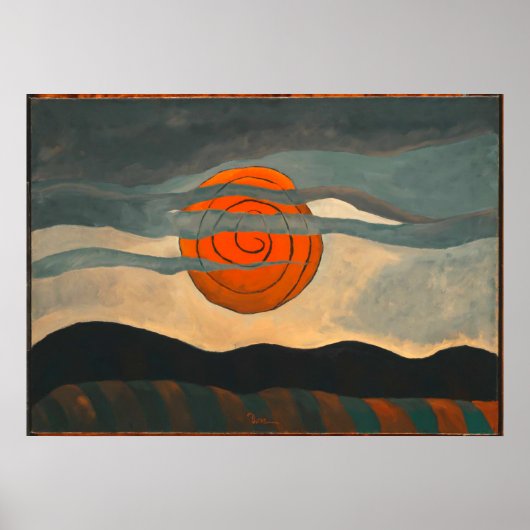 Red Sun | Arthur Dove | Poster (Voorkant)