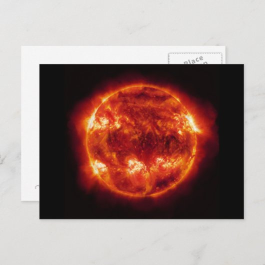 Red Sun Briefkaart (Voorkant / Achterkant)