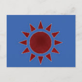 Red Sun Briefkaart (Voorkant)