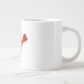 Red Sun Cheer Mascot Grote Koffiekop (Rechts)