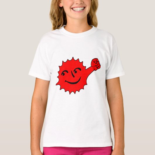 Red Sun Cheer Mascot T-shirt (Voorkant)