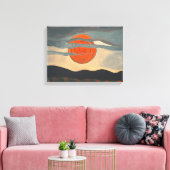 Red Sun door Arthur Dove Canvas Afdruk (Insitu (Woonkamer))