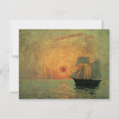 Red Sun door Maxime Maufra,  impressionisme (Voorkant)