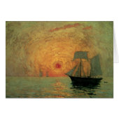 Red Sun door Maxime Maufra,  impressionisme (Voorkant Horizontaal)