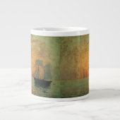 Red Sun door Maxime Maufra,  impressionisme Grote Koffiekop (Voorkant)