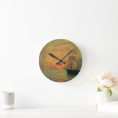 Red Sun door Maxime Maufra,  impressionisme Ronde Klok (Huis)