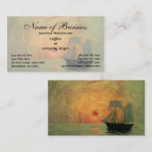 Red Sun door Maxime Maufra Visitekaartje (Voorkant / Achterkant)