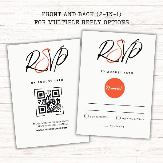 Red Sun en Old Sakura Wedding RSVP