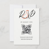 Red Sun en Old Sakura Wedding RSVP (Achterkant)