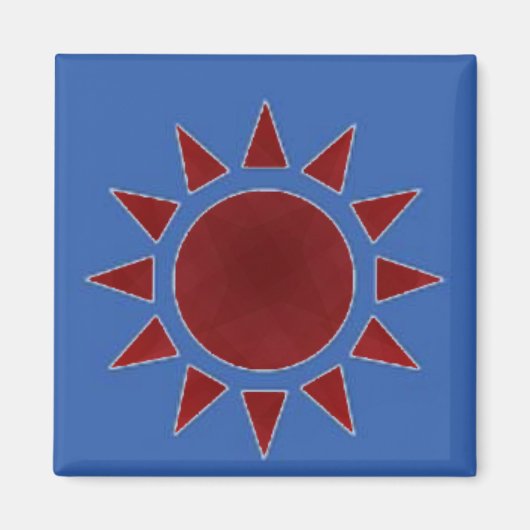 Red Sun Magnet (Voorkant)