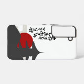 Red sun phone case  samsung galaxy hoesje (Achterkant horizontaal)