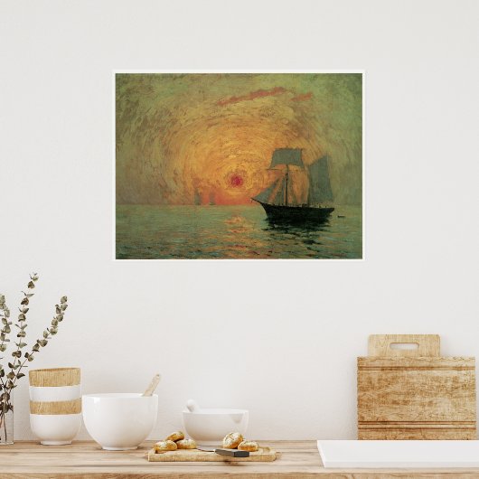 Red Sun Poster (Keuken)