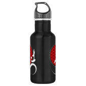 Red Sun Yoga Spiritueel Indische Meditation Om / A Waterfles (Achterkant)