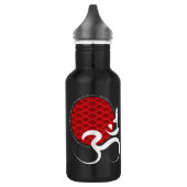 Red Sun Yoga Spiritueel Indische Meditation Om / A Waterfles (Links)