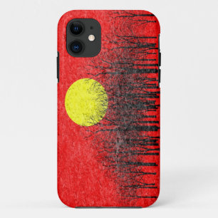 Red Sunset   Abstract schilderen #3 Case-Mate iPhone Case