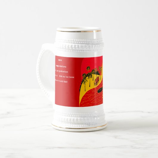 Red Sunset - Bierpul (Voorkant links)